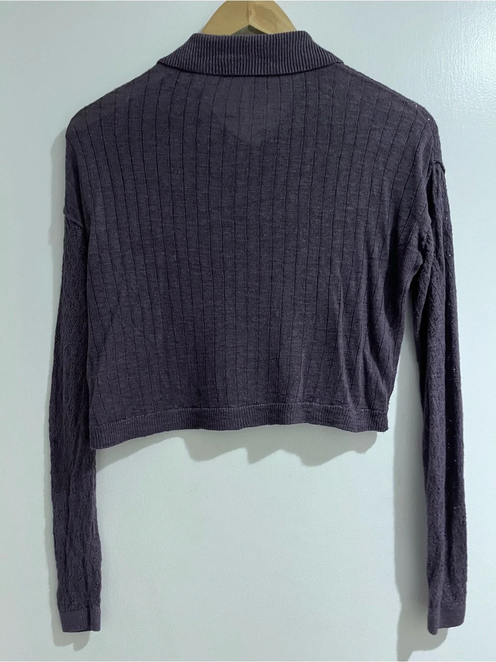 Free People Ribbed Knit Cardigan